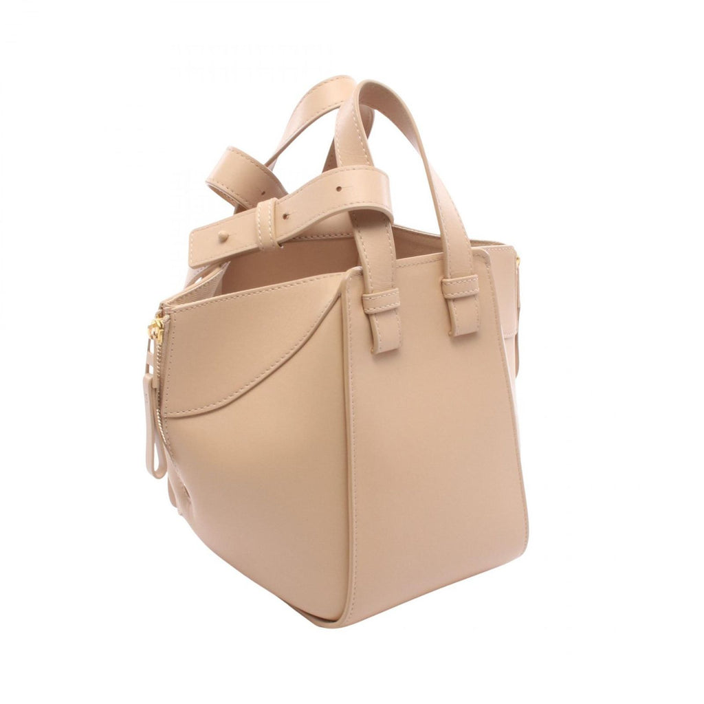 Loewe Handbag Hammock Bag Compact 2-Way Beige Leather — view 2