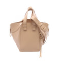 Loewe Handbag Hammock Bag Compact 2-Way Beige Leather