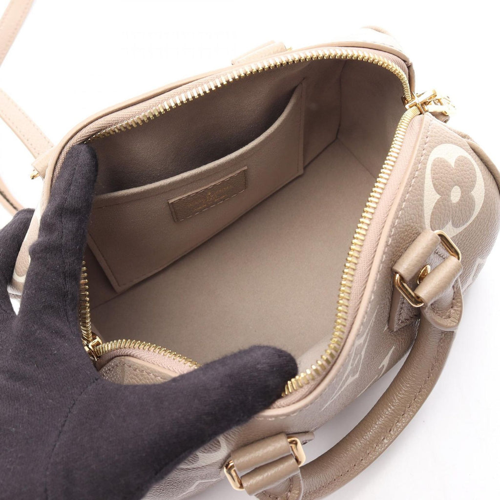 Louis Vuitton Handbag Speedy Bandouliere 20 2-Way Cream Leather — view 3