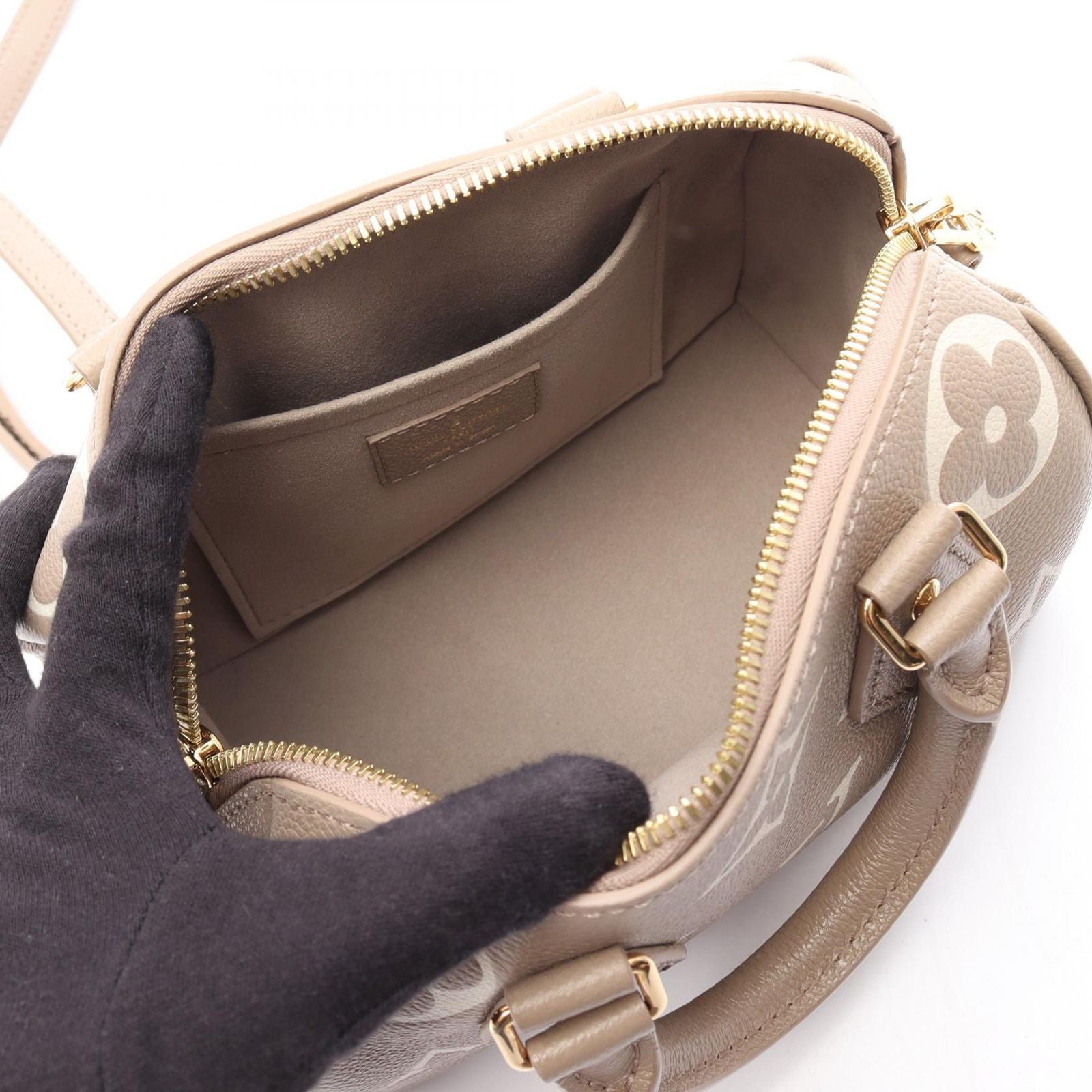 Louis Vuitton Handbag Speedy Bandouliere 20 2-Way Cream Leather — view 3
