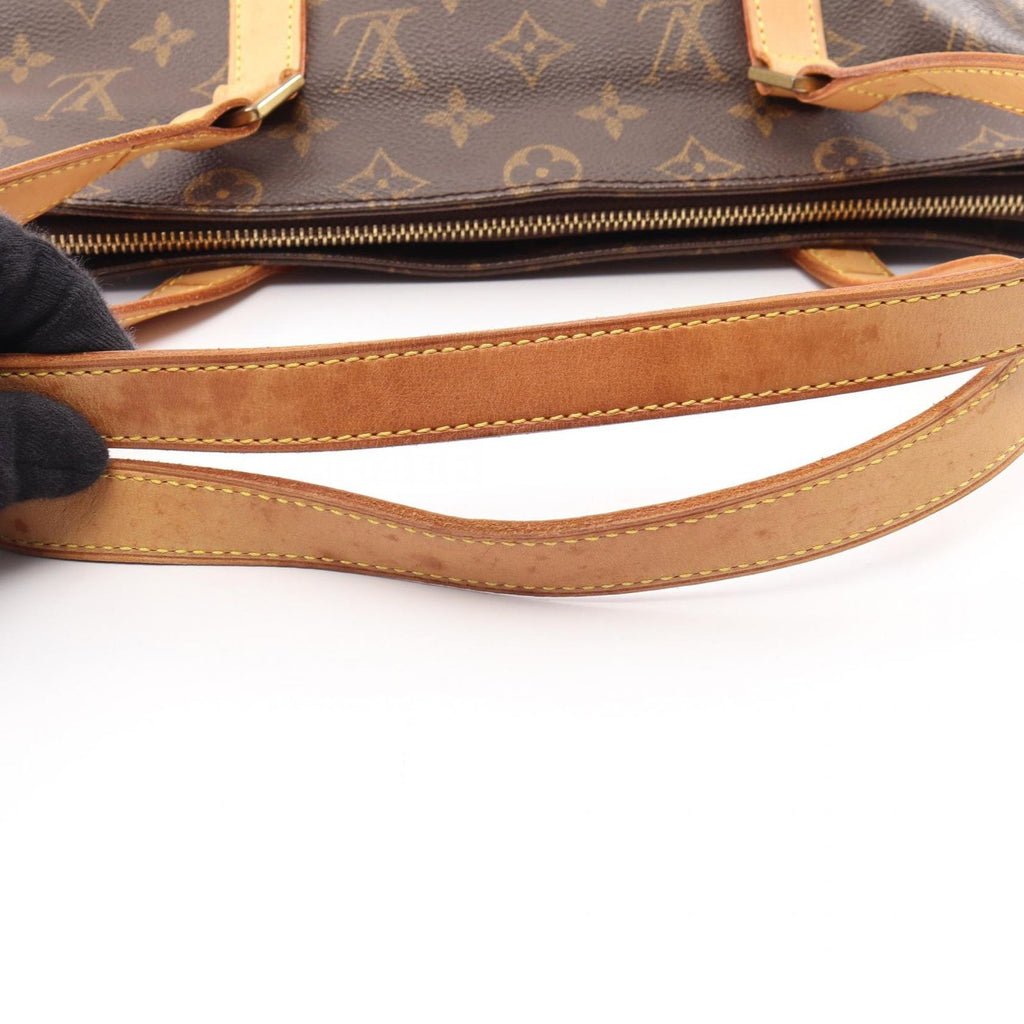 Louis Vuitton Shoulder Bag Cabas Piano Canvas Leather — view 8
