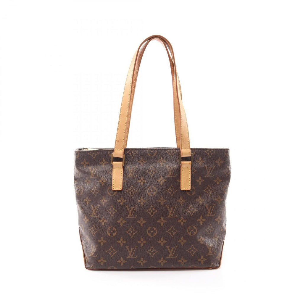 Louis Vuitton Shoulder Bag Cabas Piano Canvas Leather
