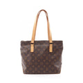 Louis Vuitton Shoulder Bag Cabas Piano Canvas Leather