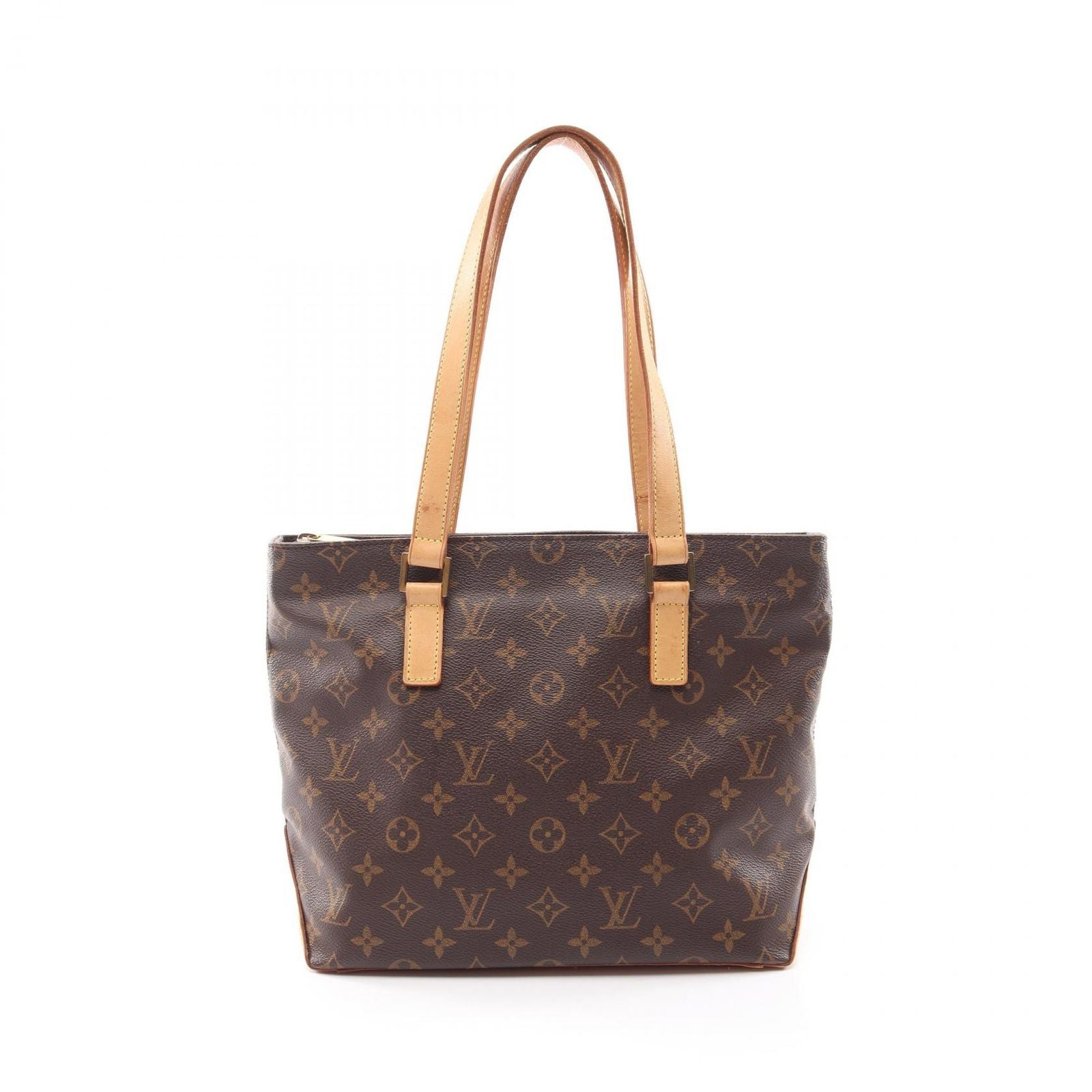 Louis Vuitton Shoulder Bag Cabas Piano Canvas Leather