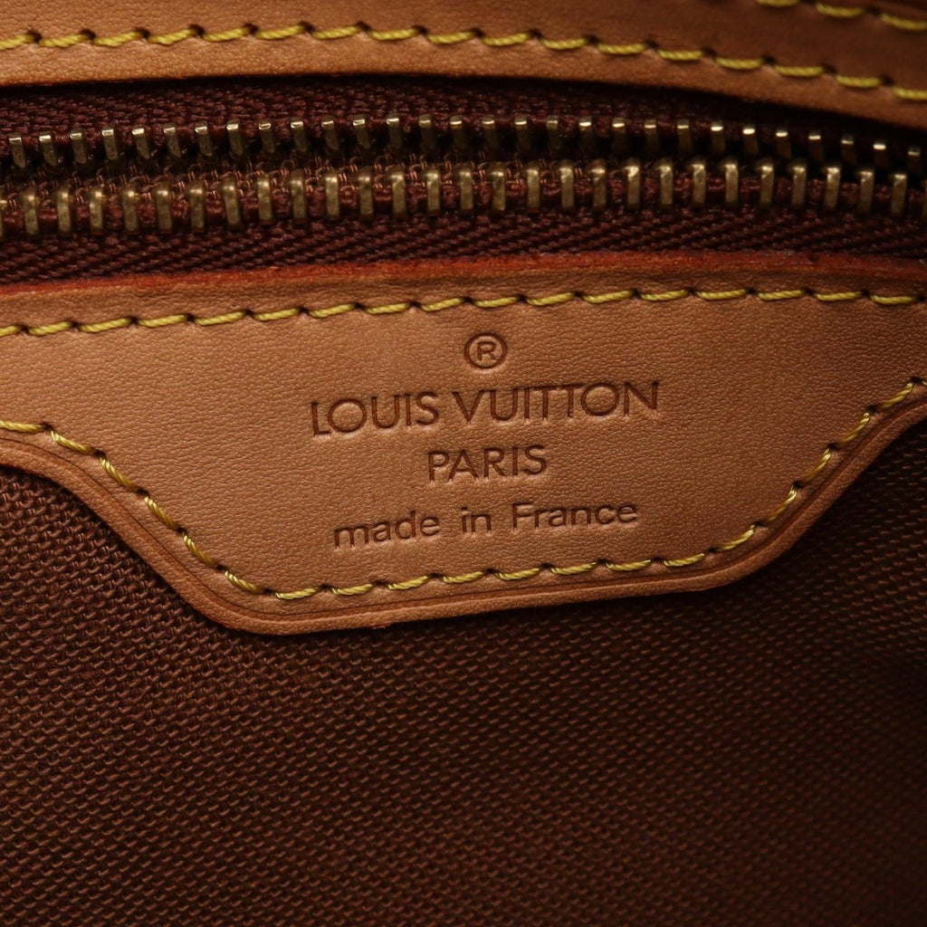 Louis Vuitton Shoulder Bag Cabas Piano Canvas Leather — view 4