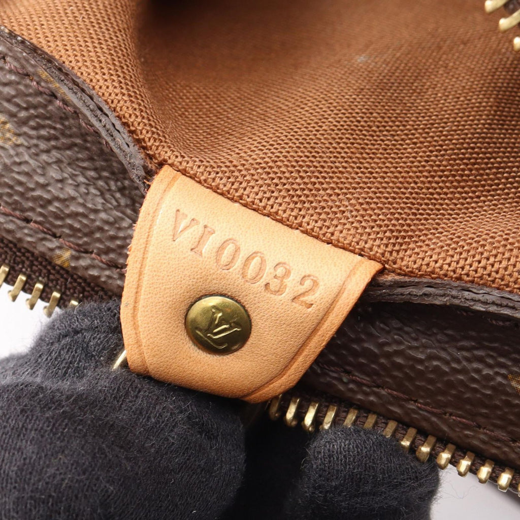 Louis Vuitton Shoulder Bag Cabas Piano Canvas Leather — view 5