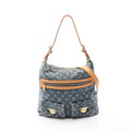 Louis Vuitton Shoulder Bag GM 2-Way Denim Leather