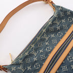 Louis Vuitton Shoulder Bag GM 2-Way Denim Leather — view 7