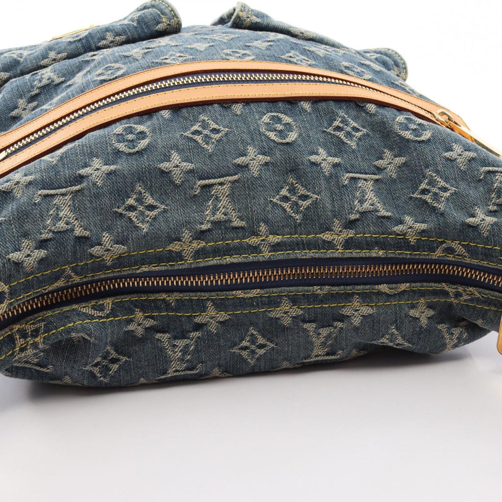 Louis Vuitton Shoulder Bag GM 2-Way Denim Leather — view 6