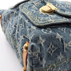 Louis Vuitton Shoulder Bag GM 2-Way Denim Leather — view 8