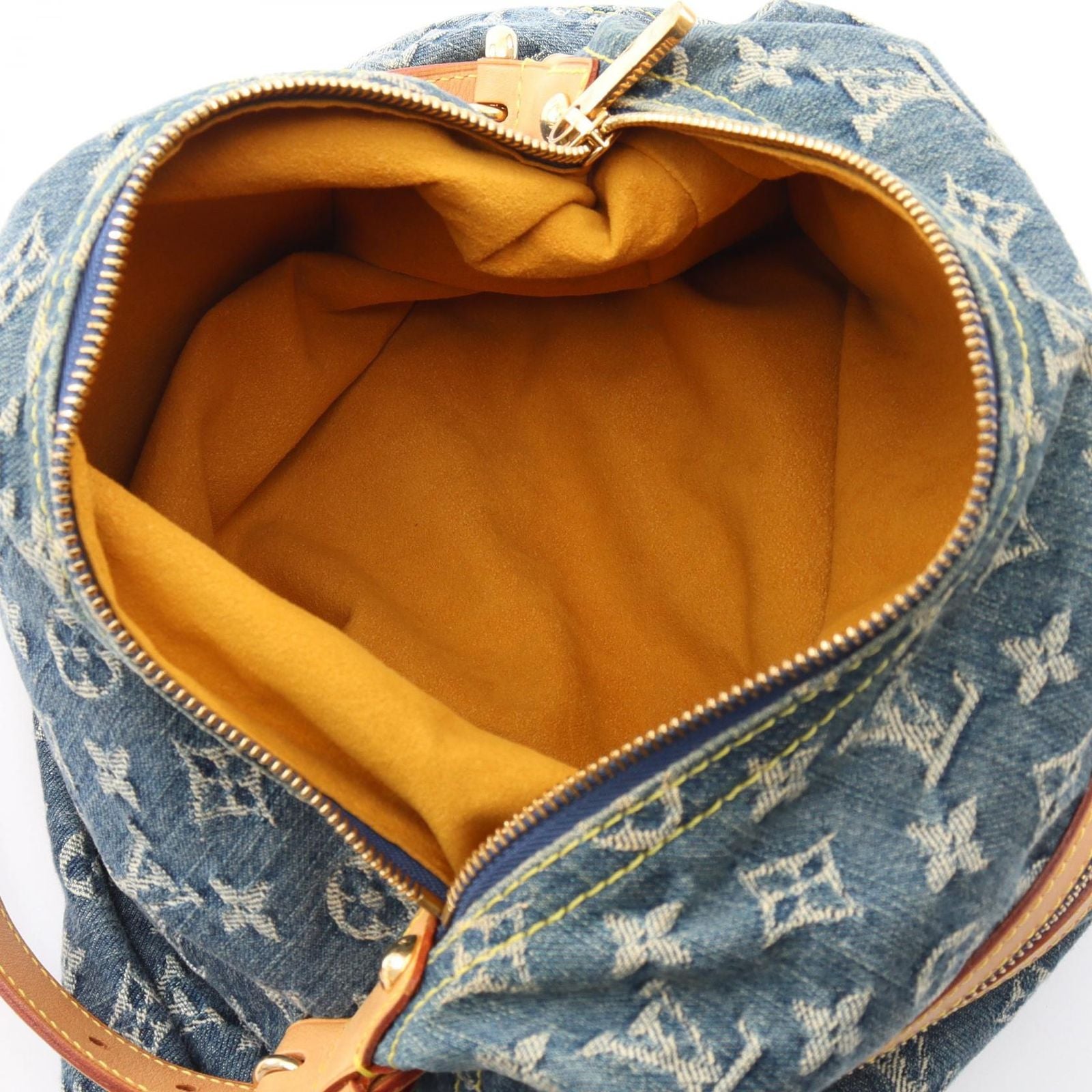 Louis Vuitton Shoulder Bag GM 2-Way Denim Leather — view 3