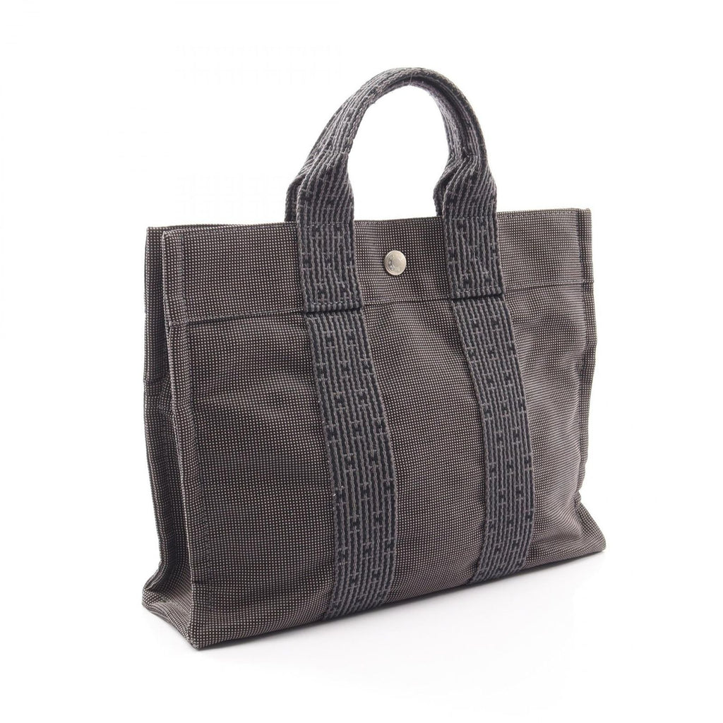 Hermes Tote Her Line PM Gray Canvas — view 2