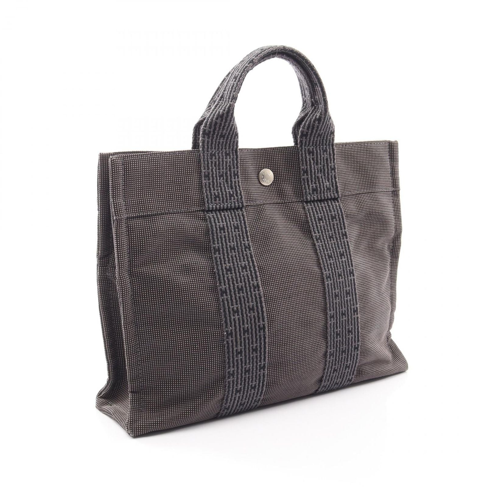 Hermes Tote Her Line PM Gray Canvas — view 2