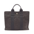 Hermes Tote Her Line PM Gray Canvas