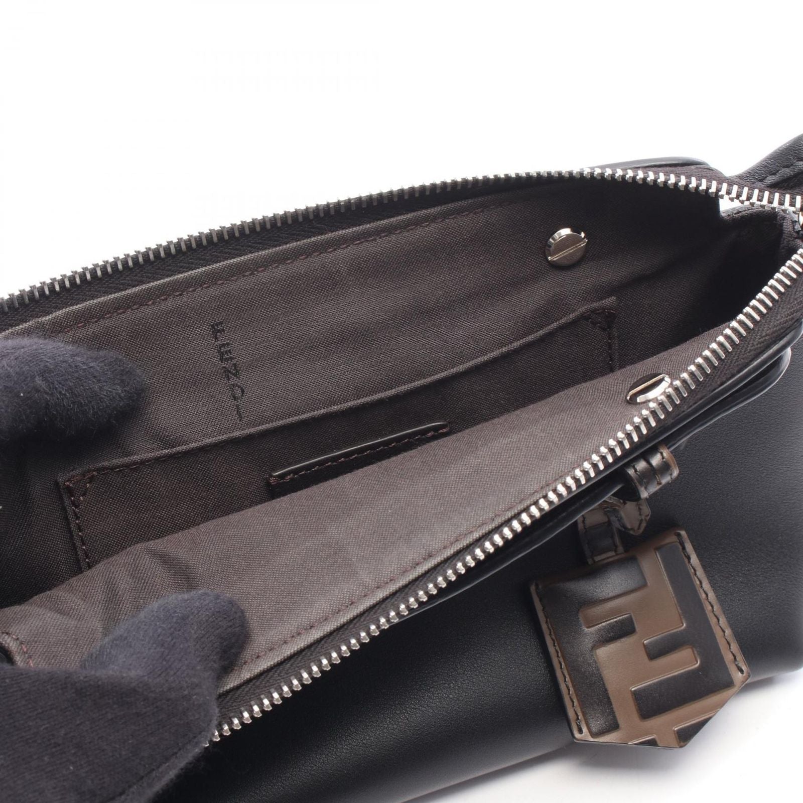 Fendi Handbag by the Way Mini 2-Way Black Leather — view 5