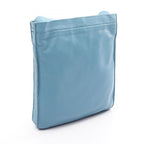 Hermes Shoulder Bag Clou de Selle Blue Jean Leather — view 2