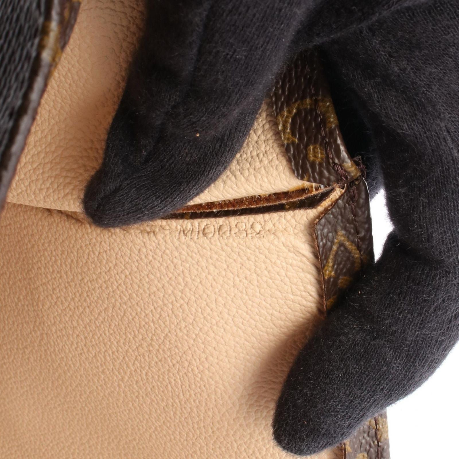Louis Vuitton Tote Sac Plat Canvas Leather Sac — view 5