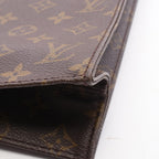 Louis Vuitton Tote Sac Plat Canvas Leather Sac — view 9