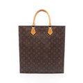 Louis Vuitton Tote Sac Plat Canvas Leather Sac