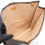 Louis Vuitton Tote Sac Plat Canvas Leather Sac — view 3