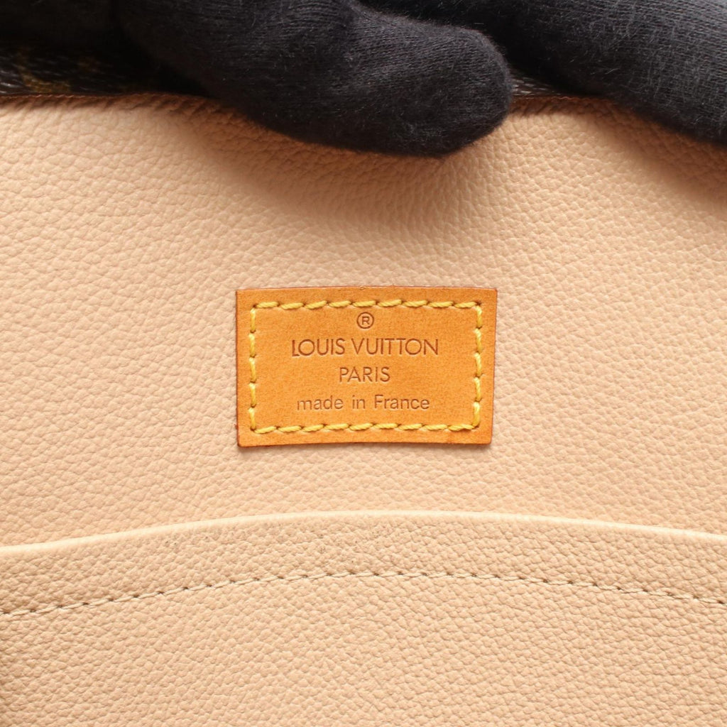 Louis Vuitton Tote Sac Plat Canvas Leather Sac — view 4