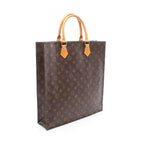 Louis Vuitton Tote Sac Plat Canvas Leather Sac — view 2