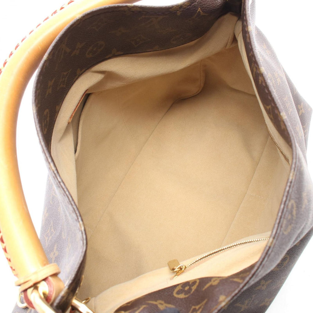 Louis Vuitton Shoulder Bag Artsy MM Canvas Leather — view 3