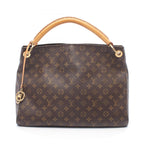 Louis Vuitton Shoulder Bag Artsy MM Canvas Leather