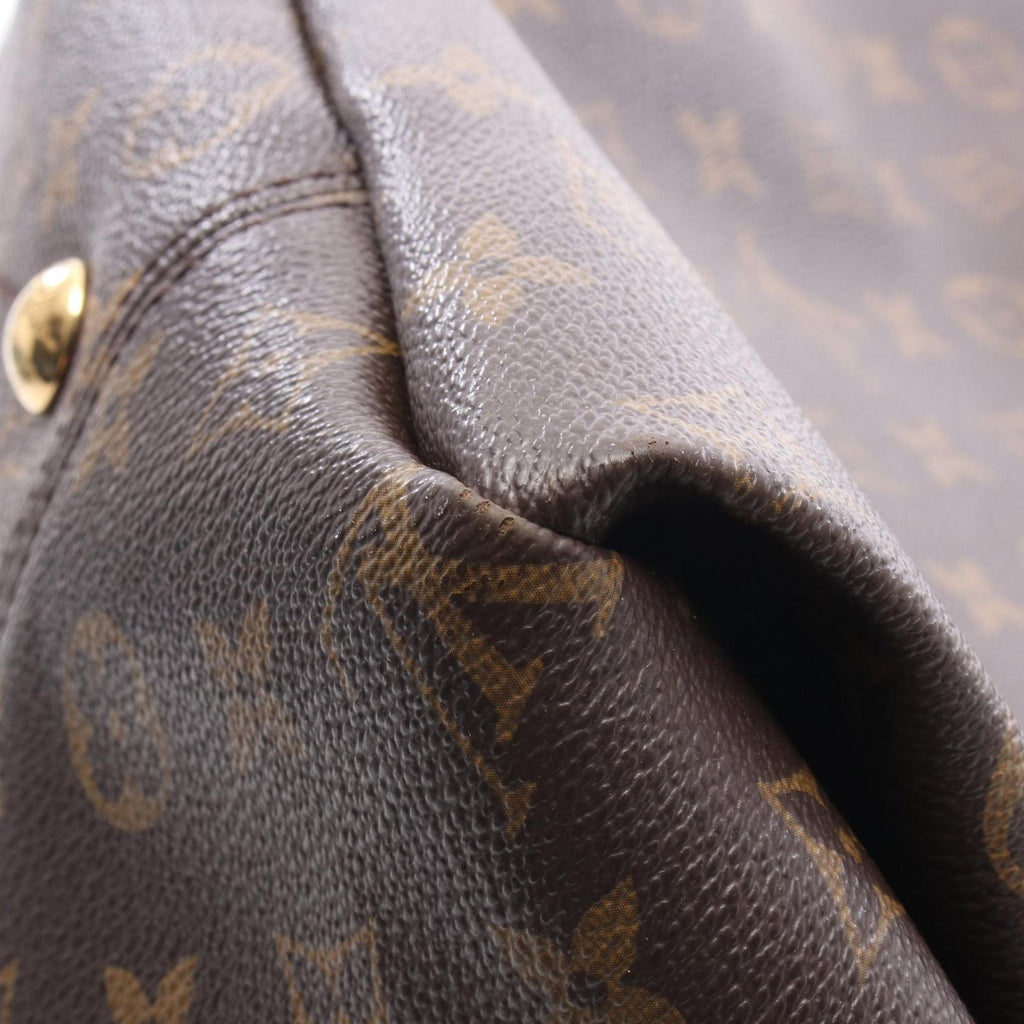 Louis Vuitton Shoulder Bag Artsy MM Canvas Leather — view 8