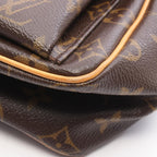 Louis Vuitton Shoulder Bag Viva City PM Canvas Leather