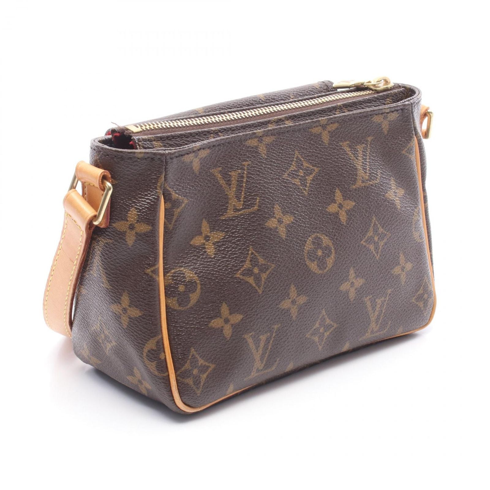 Louis Vuitton Shoulder Bag Viva City PM Canvas Leather