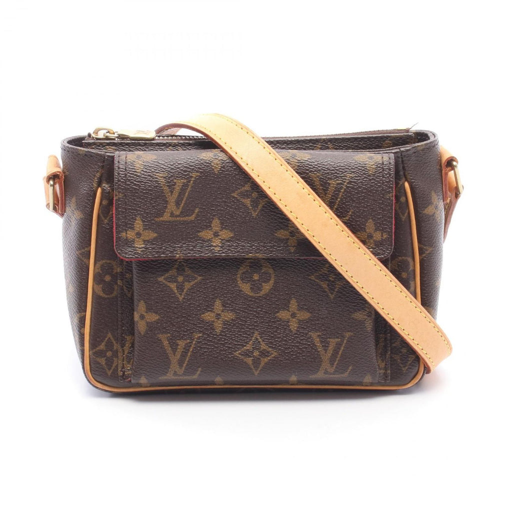 Louis Vuitton Shoulder Bag Viva City PM Canvas Leather