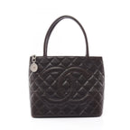 Chanel Tote Reissue Dark Brown Caviar Leather