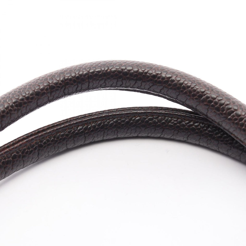 Chanel Tote Reissue Dark Brown Caviar Leather — view 8