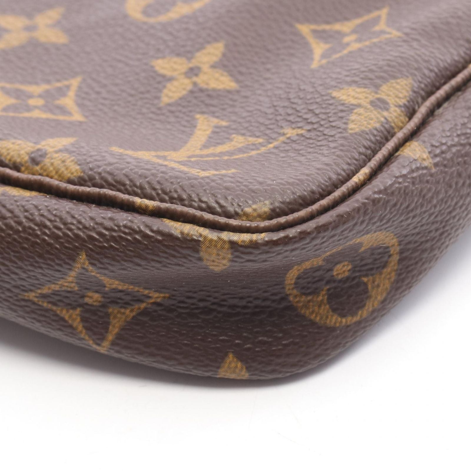 Louis Vuitton Handbag Pochette Canvas Leather — view 7