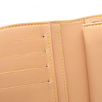 Louis Vuitton Bifold Wallet Porte Monet Biet Viennois Blanc Leather — view 9