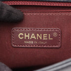 Chanel Shoulder Bag Mademoiselle Quilted Double Flap Navy Leather Chain — view 4