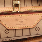 Louis Vuitton Tote Neverfull MM Canvas Leather — view 4
