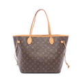 Louis Vuitton Tote Neverfull MM Canvas Leather