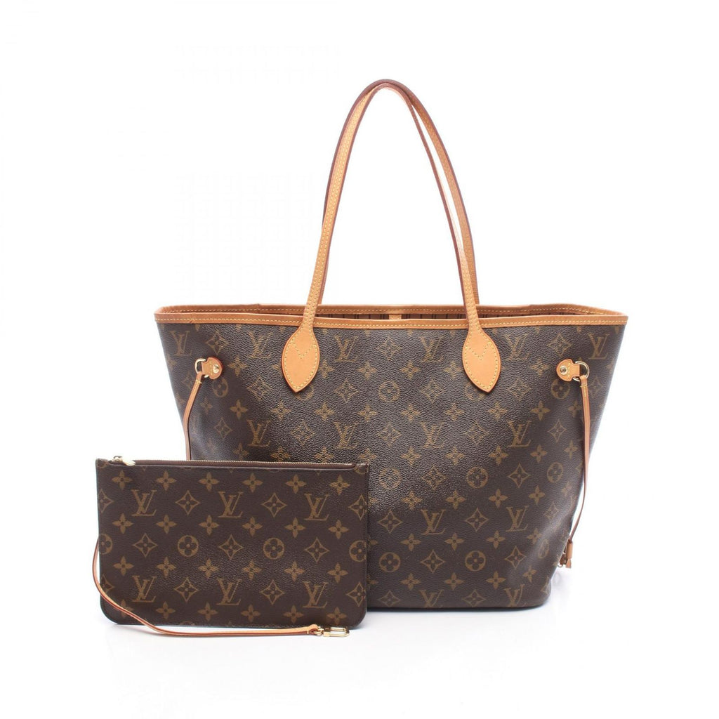 Louis Vuitton Tote Neverfull MM Canvas Leather