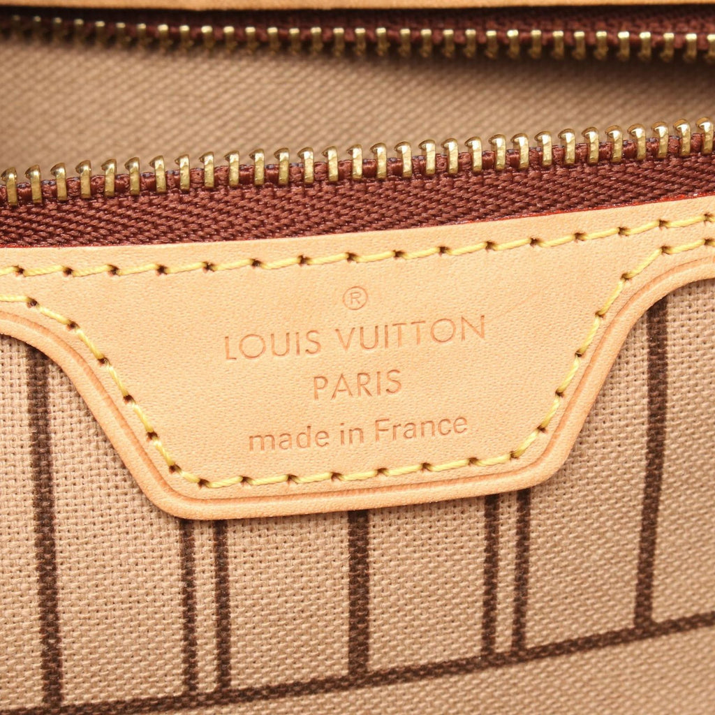 Louis Vuitton Tote Neverfull MM Canvas Leather — view 4