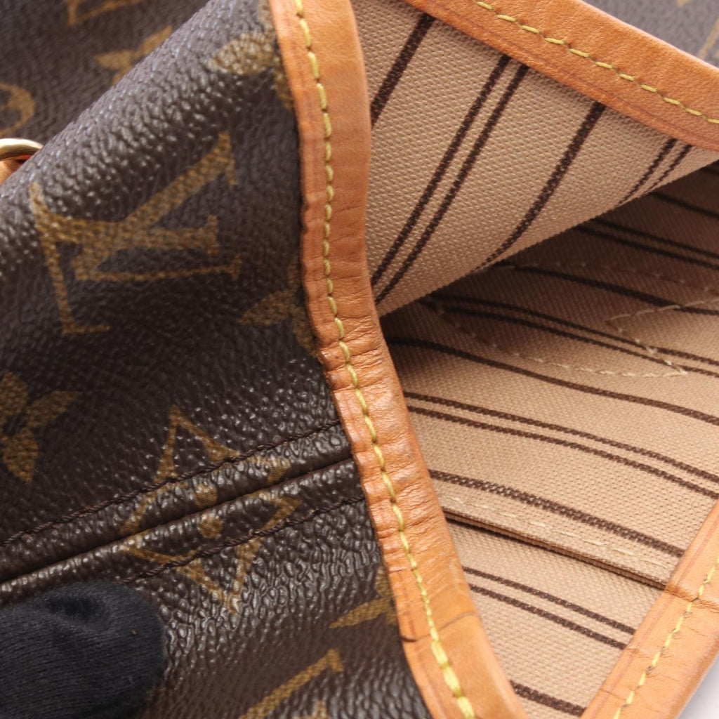 Louis Vuitton Tote Neverfull MM Canvas Leather — view 9
