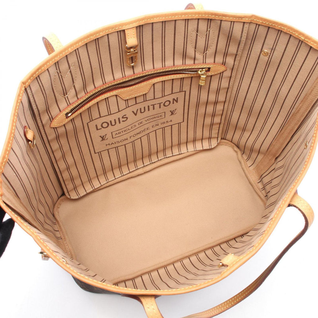 Louis Vuitton Tote Neverfull MM Canvas Leather — view 3