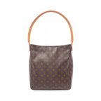 Louis Vuitton Shoulder Bag Looping GM Canvas Leather