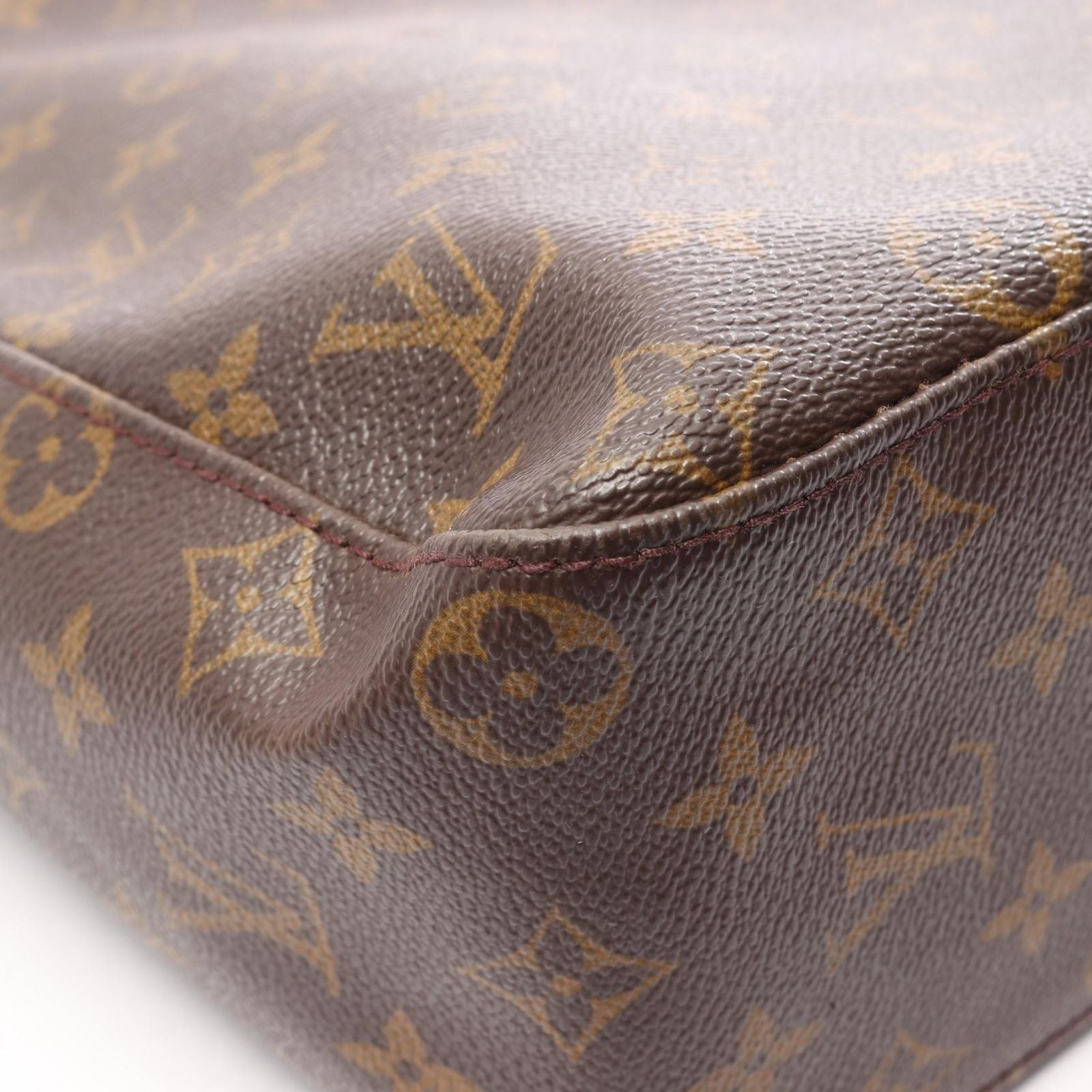 Louis Vuitton Shoulder Bag Looping GM Canvas Leather — view 9