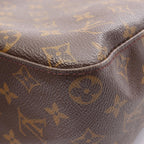 Louis Vuitton Shoulder Bag Looping GM Canvas Leather — view 8