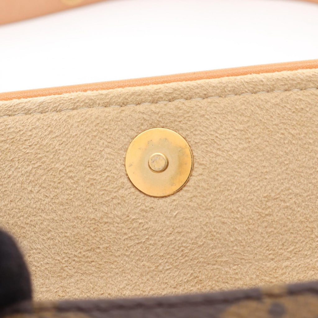 Louis Vuitton Waist Bag Pochette with Florentine Bouton Pression Canvas Leather — view 7