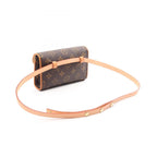Louis Vuitton Waist Bag Pochette with Florentine Bouton Pression Canvas Leather — view 2