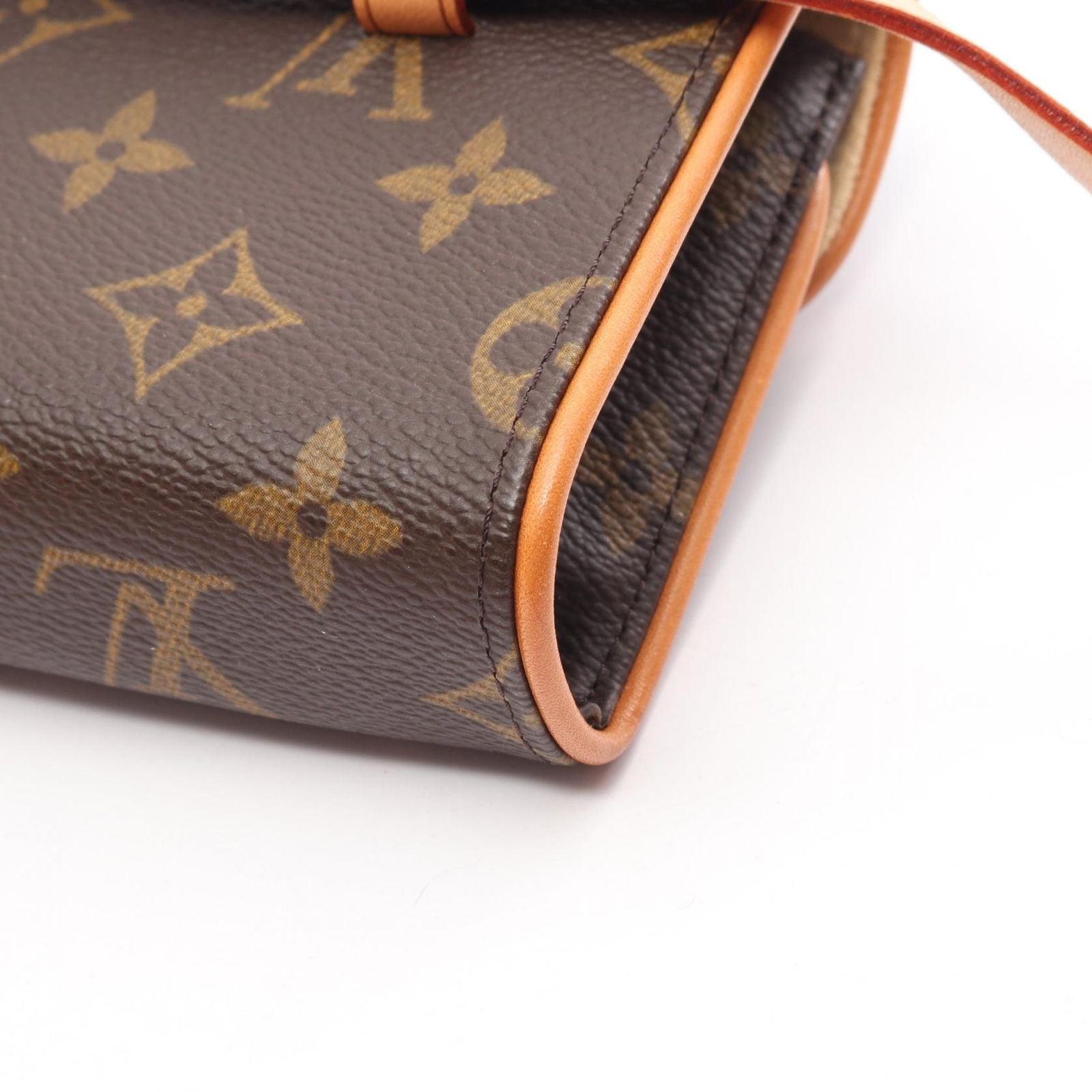 Louis Vuitton Waist Bag Pochette with Florentine Bouton Pression Canvas Leather — view 8