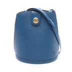 Louis Vuitton Shoulder Bag Cluny Toledo Blue Leather
